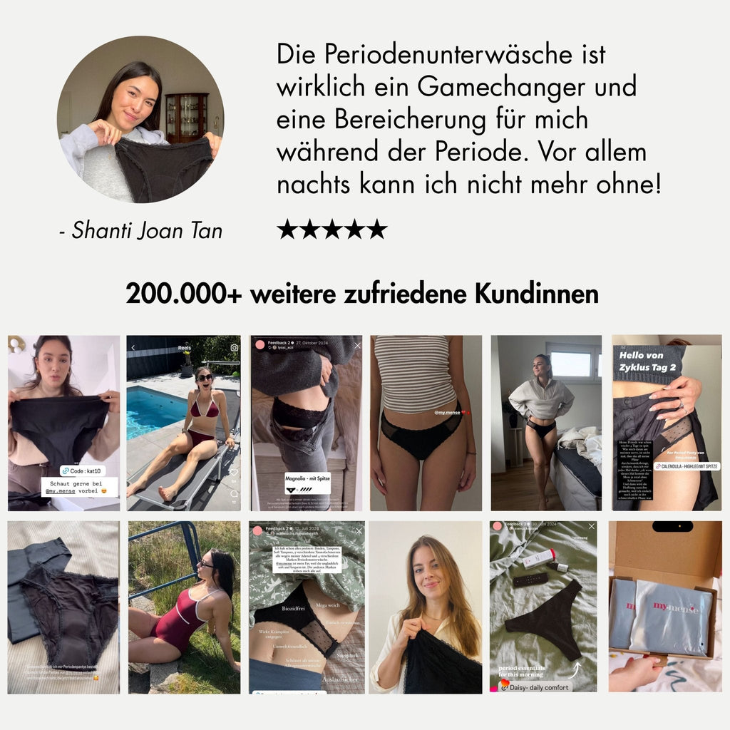 Colourflow Package - 3 bunte, seamless Periodenslips