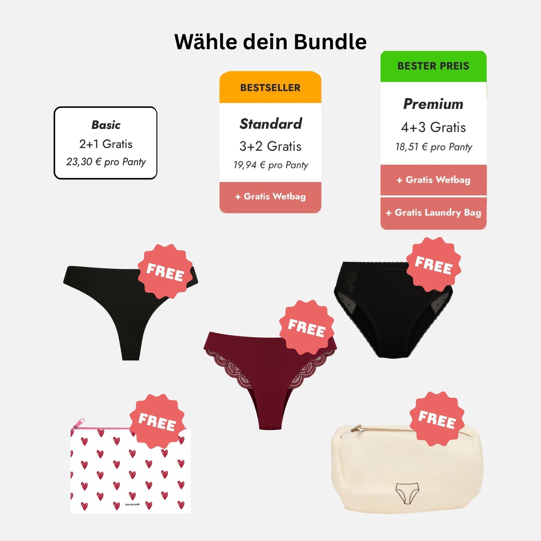 Bestseller Periodpanty Mix & Match