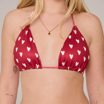 Periodenbikini Set hearts - 3x Pantys + Top
