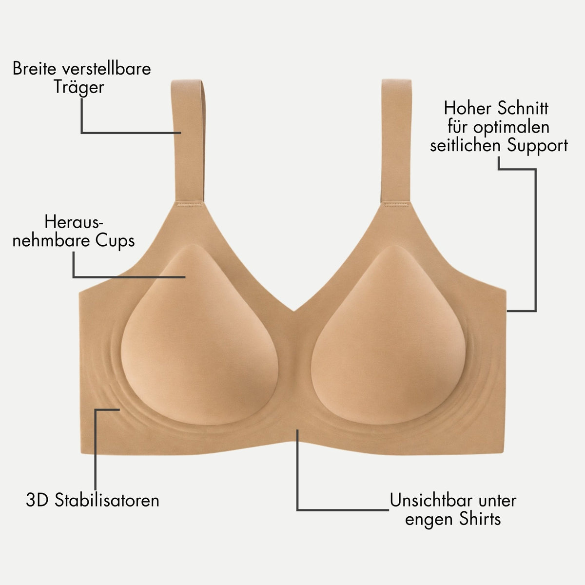 Comfort Everyday BH beige