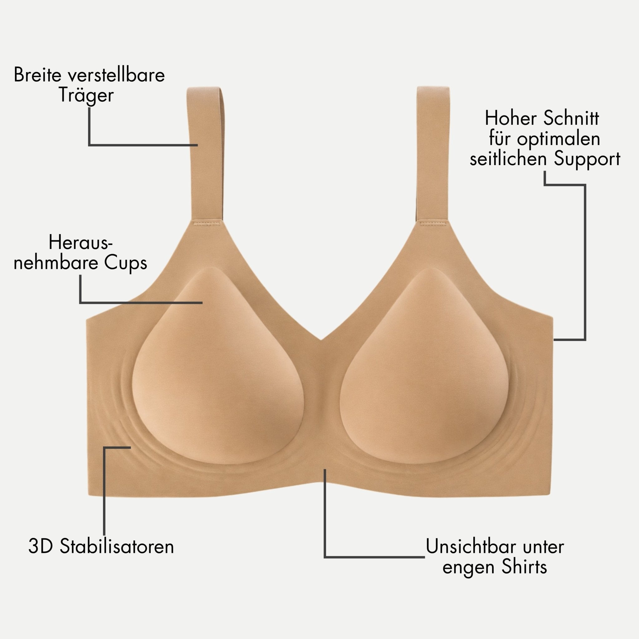 Comfort Everyday BH beige