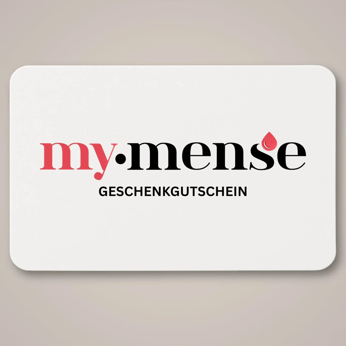 Personalisierter Geschenkgutschein von Mymense