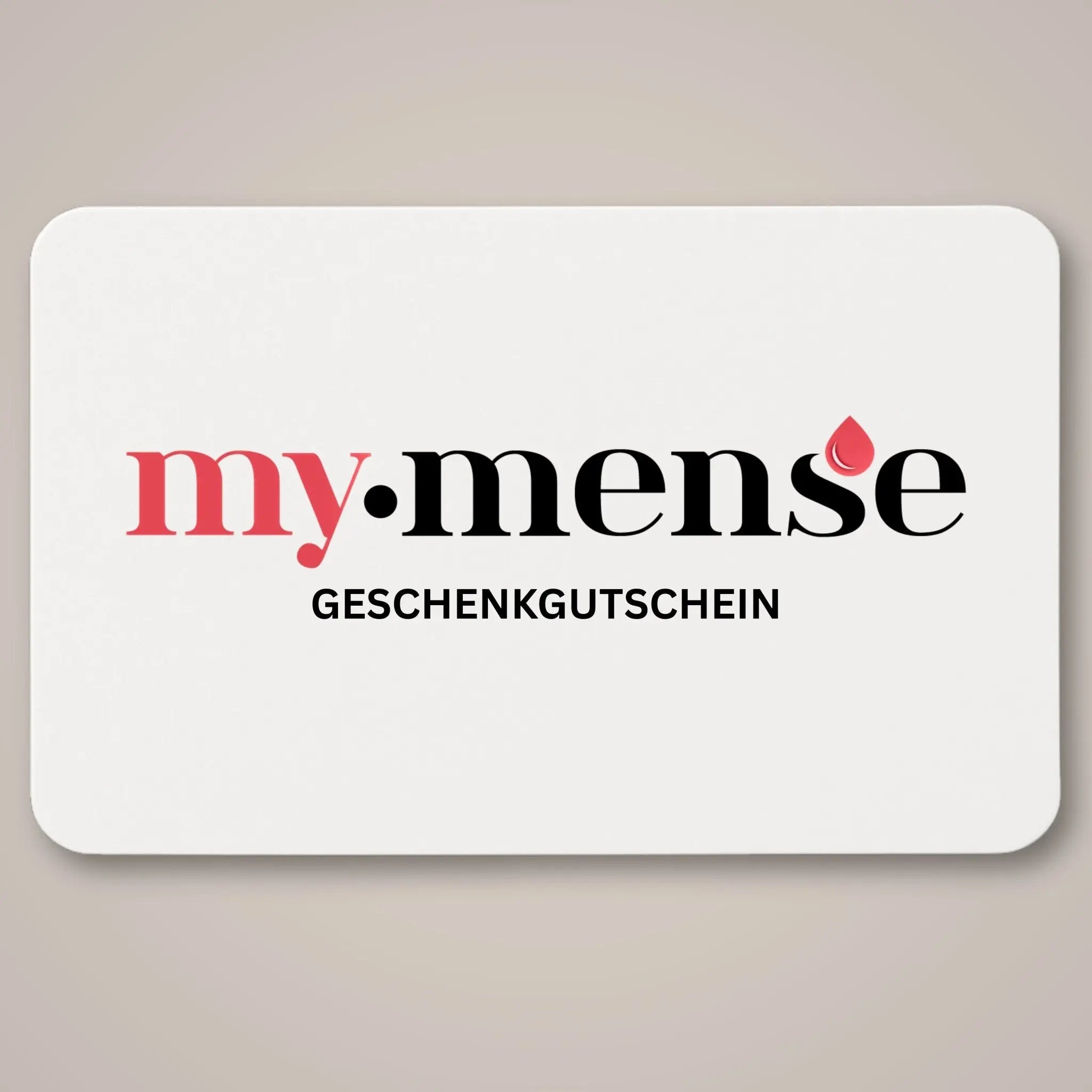 Personalisierter Geschenkgutschein von Mymense