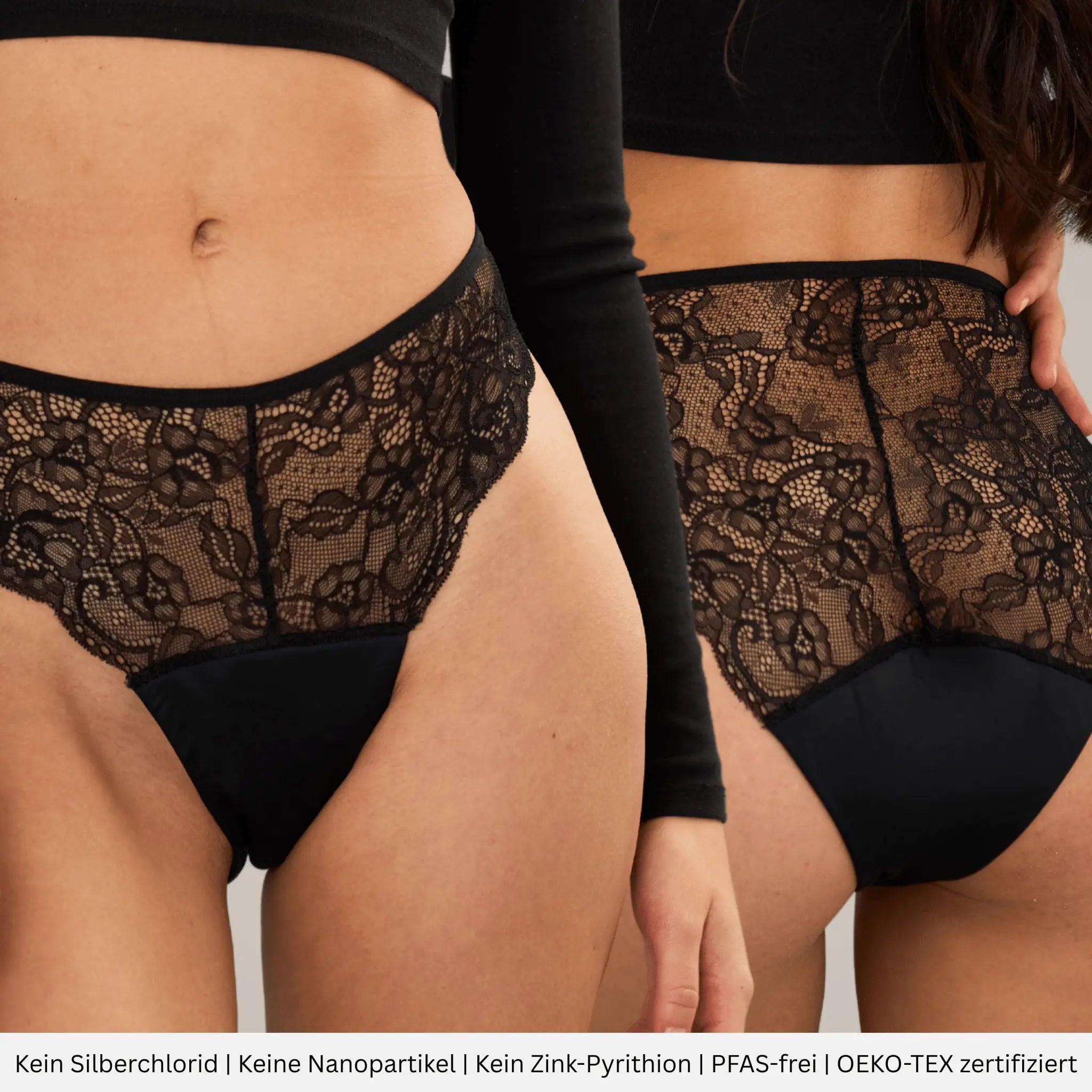 Heather - Periodenslip mit zarter Spitze