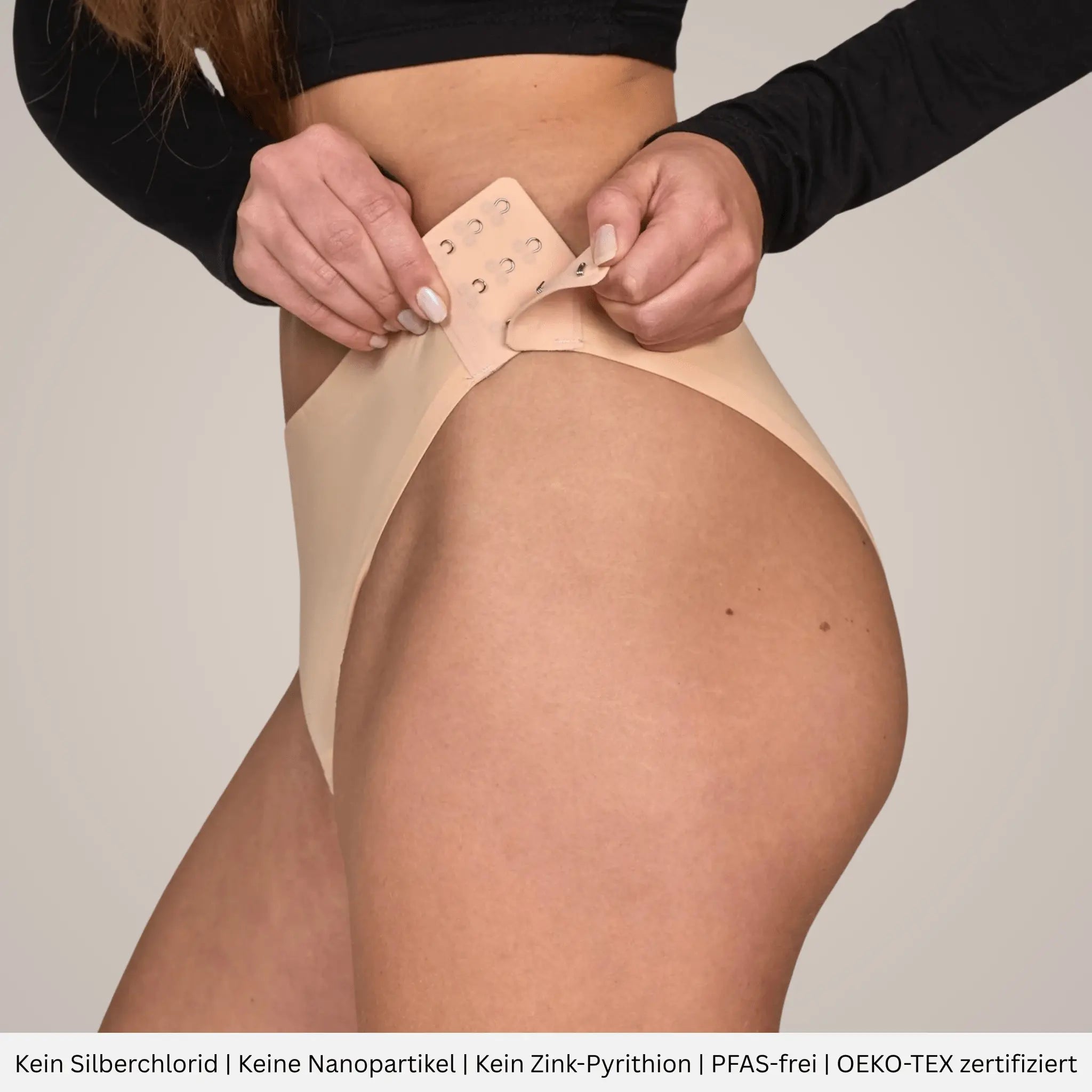 Ivy vanille - seamless Periodenslip mit Verschluss