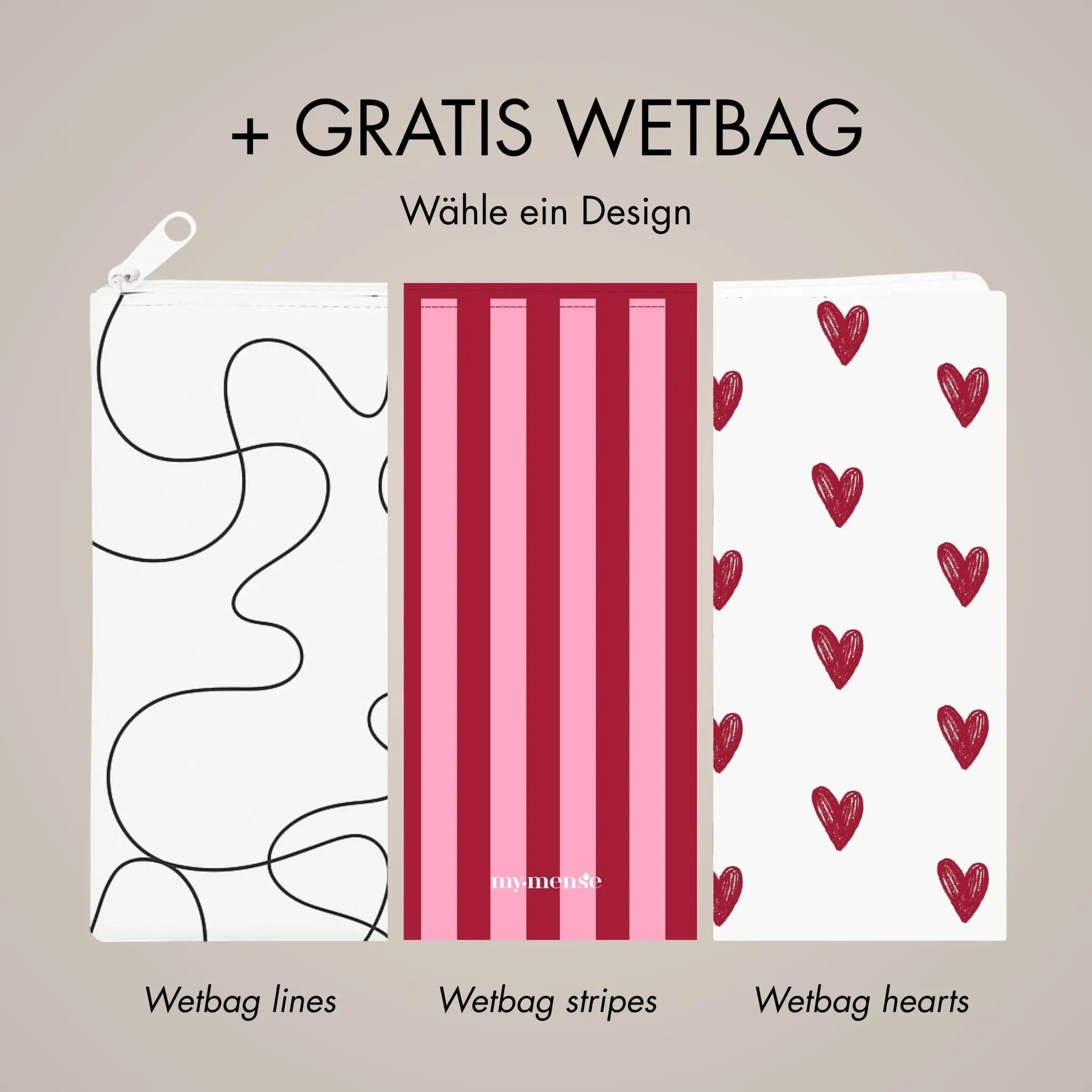 Celebration Premium Deal - 5 Periodenslips + GRATIS Wetbag