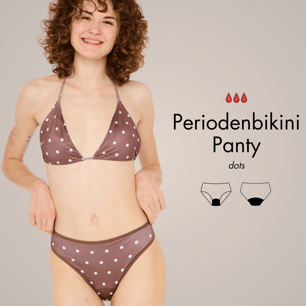 Periodenbikini Panty dots
