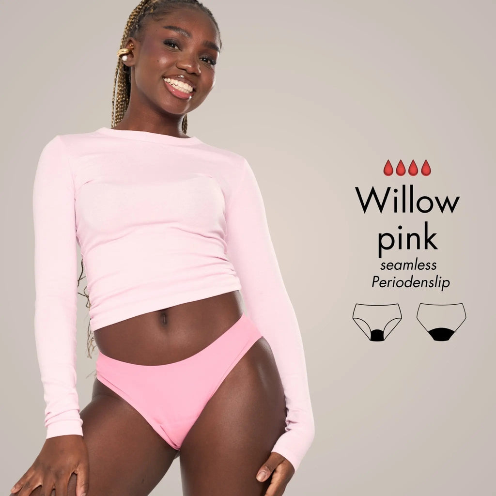 Willow pink - seamless Periodenslip